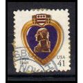 Used 4164 41c Purple Heart Fine W4918