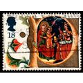 Great Britain 1991 Christmas 18p Used Stamp.