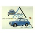 Advertising AUSTIN A40 Postcard (Mayfair BB 643)