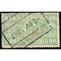 Belgium 1941 Railway Parcelpost 8,00Fr Used Sta...