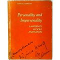 Personality and Impersonality - Lawrence, Woolf...