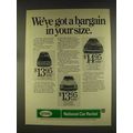 1976 National Car Rental Ad - We've Got a Bargain