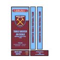 Tabletop Football Subbuteo Box Label West Ham U...