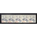 2266 24.1c Tandem Bicycle Fine MNH Dry Gum PNC ...