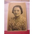 PHOTOGRAPH of an unknown LADY, xmas 1940. 135 x...