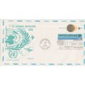 ZAYIX United Nations FDC 13c air post Postal St...