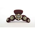 Luxurious velvet maroon red jeweled rhinestone ...