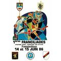 FRANCE REPUBLIQUE FRANCAISE 1986 1ST FRANCILIAD...