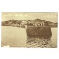 Scilly Isles postcard Residents meeting Steamer...