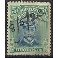 Rhodesia 1913 SG239 5/- Blue & Blue-Green Very ...