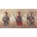 3 CARTES POSTALES - Patriotique - ref 14