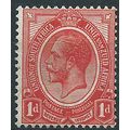 Southern Africa 1913 SG4 1d Rose-Red Mounted Mi...