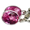 Pure Pink Topaz, 925 Sterling Silver Leverback ...