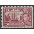 St Helena 1938 SG1137 2/6d Maroon Mounted Mint ...