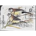 AUS 2018 $1.00 (S/A) 'BIRDS -FINCHES -DOUBLE' O...