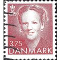 DENMARK, Queen Margrethe II, red 1992, 3.75Sk, #4