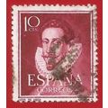 España. Spain. 1951. Edifil # 1072. Literatos. ...