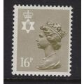 NI42a 16p Drab Perf 15x14 NORTHERN IRELAND - Un...