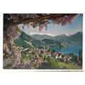 LAKE LUCERNE, VITZNAU used vintage postcard.198...
