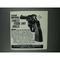 1962 High Standard Sentinel Imperial Revolver Gun Ad