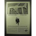 1964 United Airlines Ad - Front Door Comforts