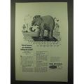 1969 The St. Paul Insurance Ad - Elephant on a ...