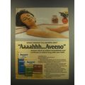 1985 Aveeno Bath Ad - Itches? Rashes?