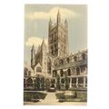 CLOISTER COURT, GLOUCESTER CATHEDRAL. unused vi...