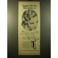 1950 Halo Shampoo Advertisement - Soaping dulls