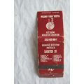 Matchbook cover Roscoe Weston Hotels, U.S.A.
