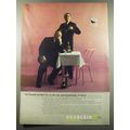 1955 Heublein Cocktails Ad - Paul Henreid and Burl Ives
