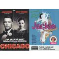 Chicago Jackie The Musical 2x Hand Signed Folde...
