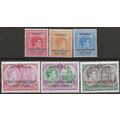 St Kitts & Nevis 1950 Tercentenary Set SG86-91 ...