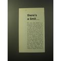 1960 Grace Line Cruise Ad - There's a limit