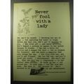 1960 Ladies' Home Journal Magazine Ad - Never fool with a Lady