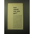 1960 Grace Line Cruise Ad - How casual can you get?
