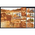 New Zealand Stamps 1278-1281a MNH Rugby Footbal...
