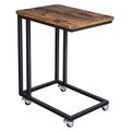 Modern Industrial Side Table Nightstand TV Tray...