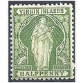 Virgin Islands 1899 SG43 1/2d Yellow-Green Moun...