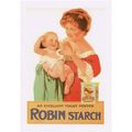 Poster Art Postcard Robin Starch Toilet Powder ...