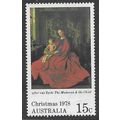 AUS 1978 15c 'CHRISTMAS' FINE USED (EBID60-597)