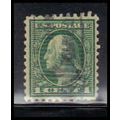 Used 543 1c George Washington Fine K4343