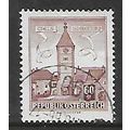 AUSTRIA 1957 BUILDINGS LEDERER TOWER 6Og BROWN ...