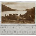 vintage postcard Loch Lomond from above Tarbet
