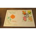 1975 GB Cotswold FDC Cover - Rose National Rose...