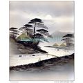Peaceful Lakeside Village, Japan, c1930/40s, Mo...