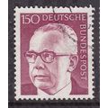 Germany 1972 President Heinemann 150pf Fine Use...