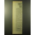 1960 Merrill Lynch Ad - Street Talk