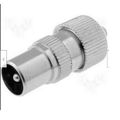 10 MALE Coax Aerial Plugs Sockets Connectors fo...