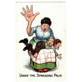 COMIC POSTCARD "under the spreading palm" Natio...